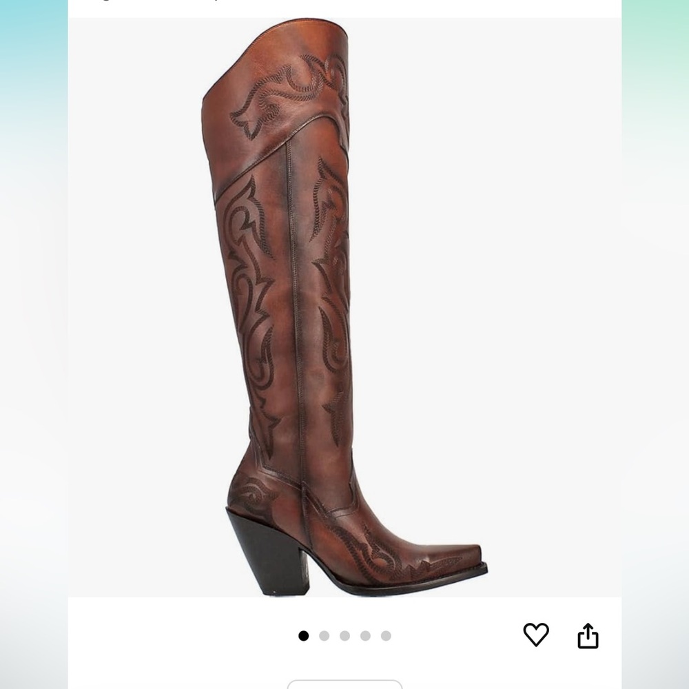 Dan Post Brown Over the Knee Boots